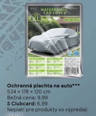 Ochranná plachta na auto