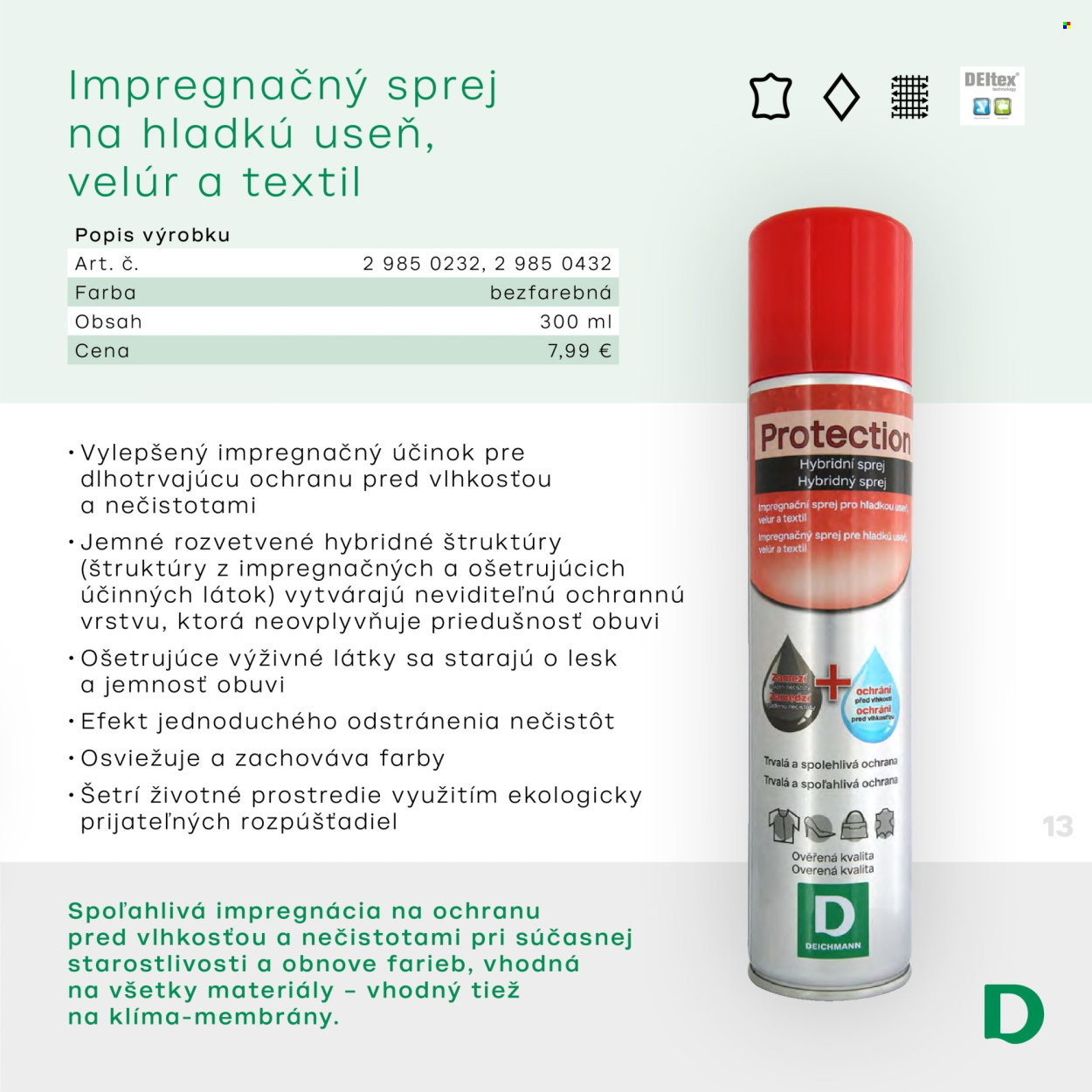 Leták Deichmann. Strana 1