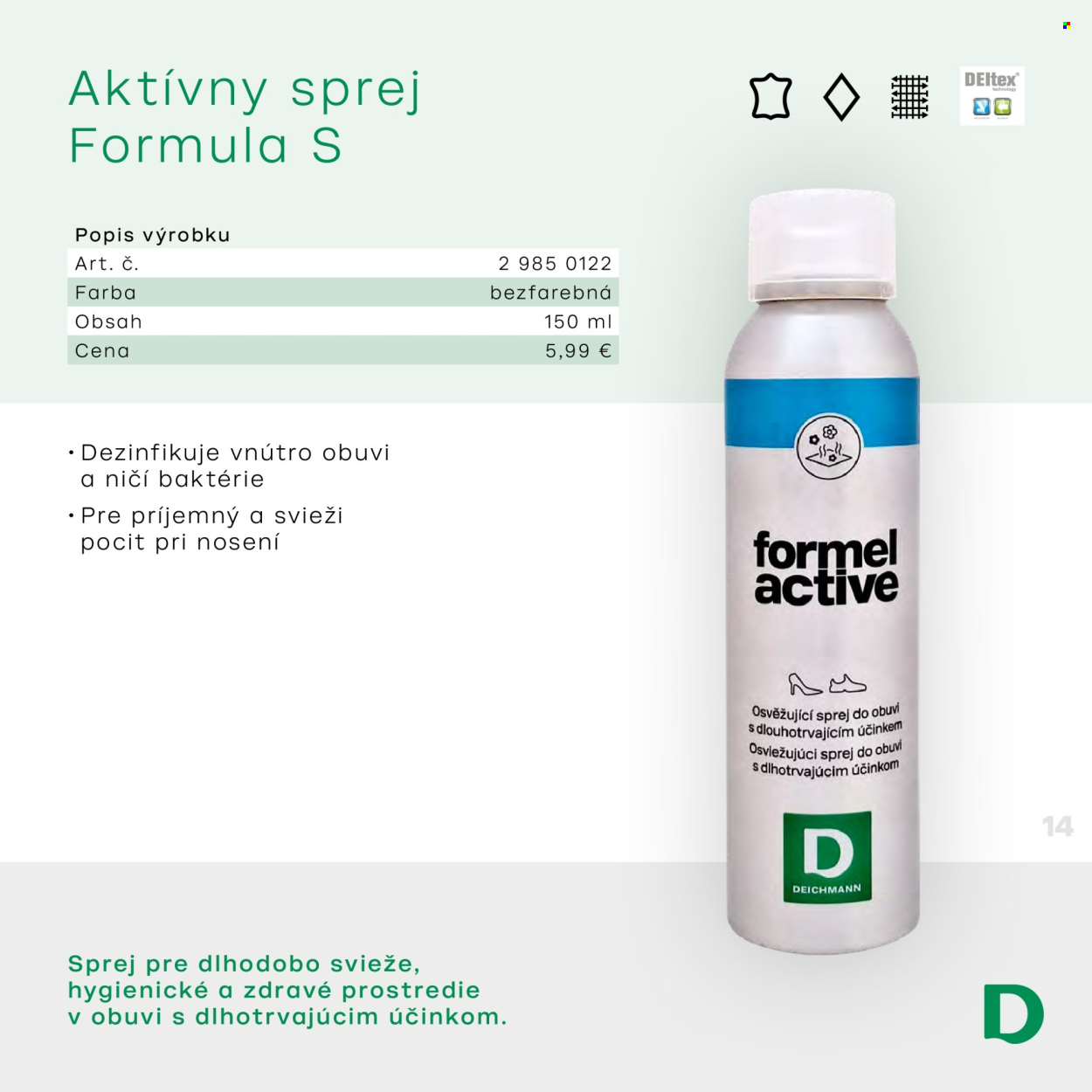 Leták Deichmann. Strana 1