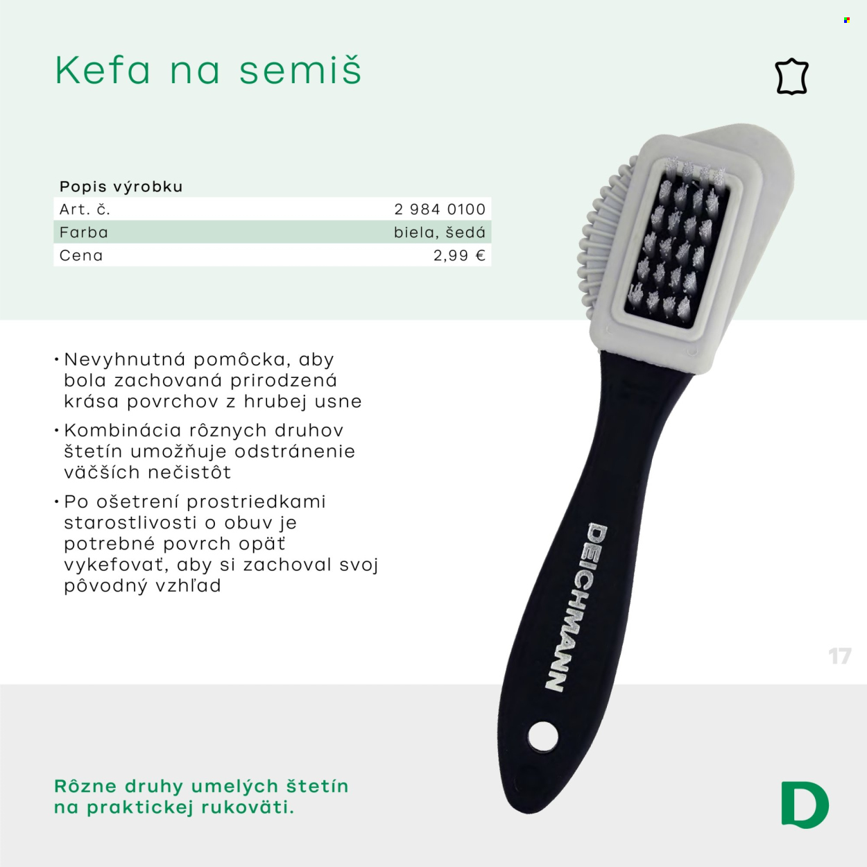 Leták Deichmann. Strana 1