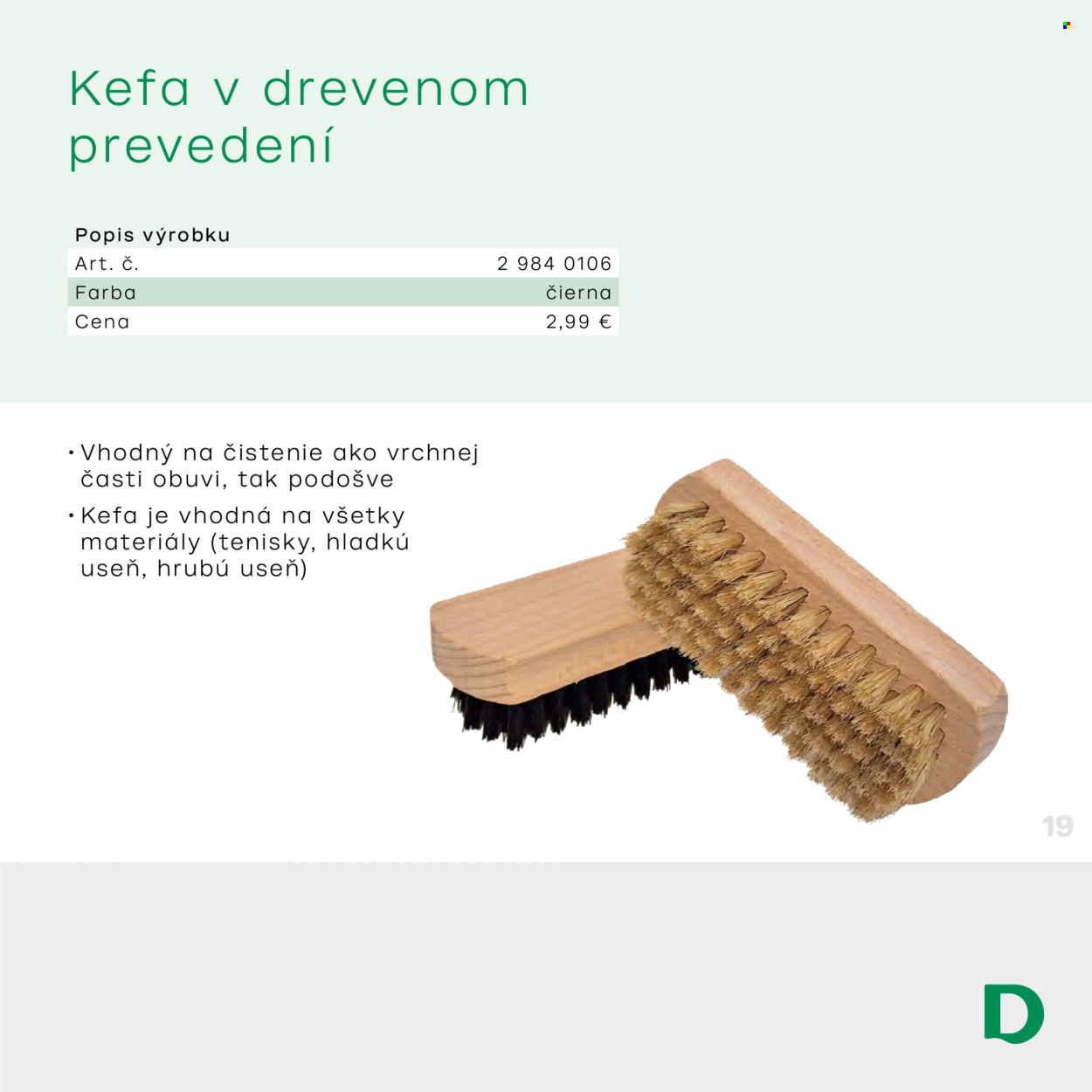 Leták Deichmann. Strana 1