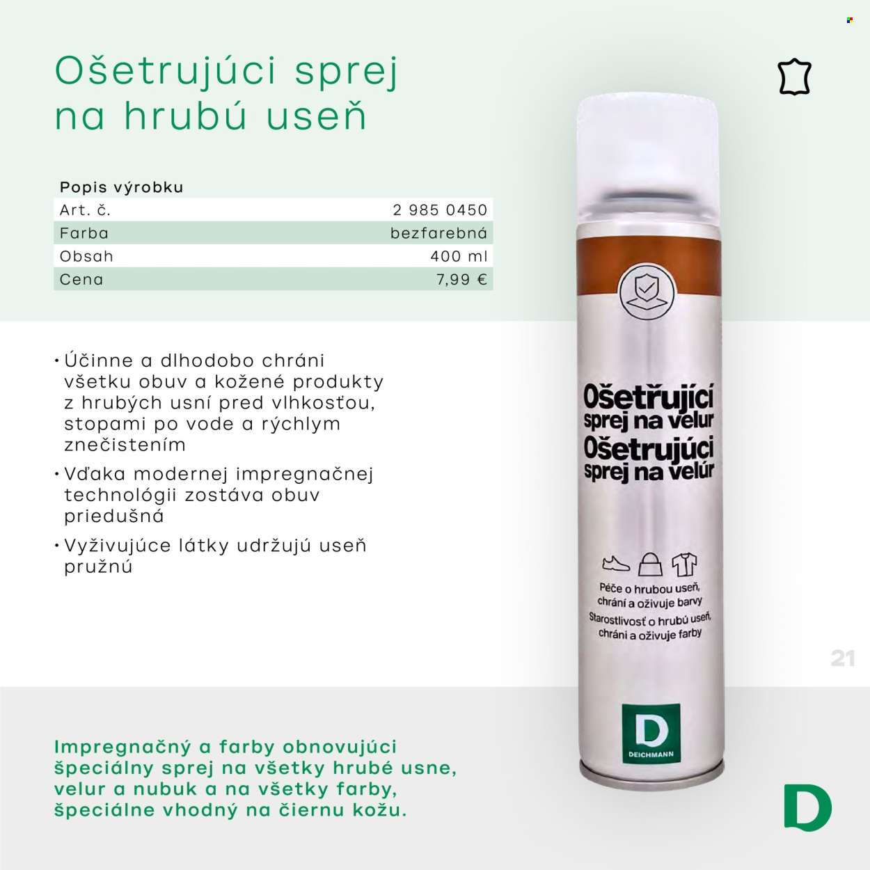 Leták Deichmann. Strana 1