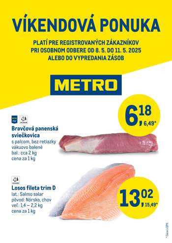Leták Metro - 8.5.2025 - 11.5.2025.