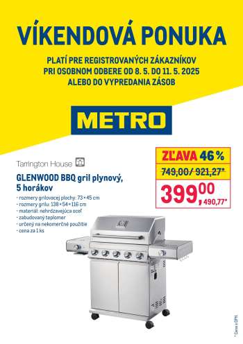 Leták Metro - 8.5.2025 - 11.5.2025.