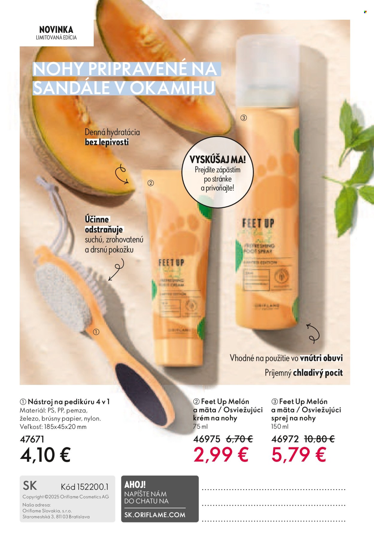 Leták Oriflame - 25.5.2025 - 14.6.2025. Strana 1