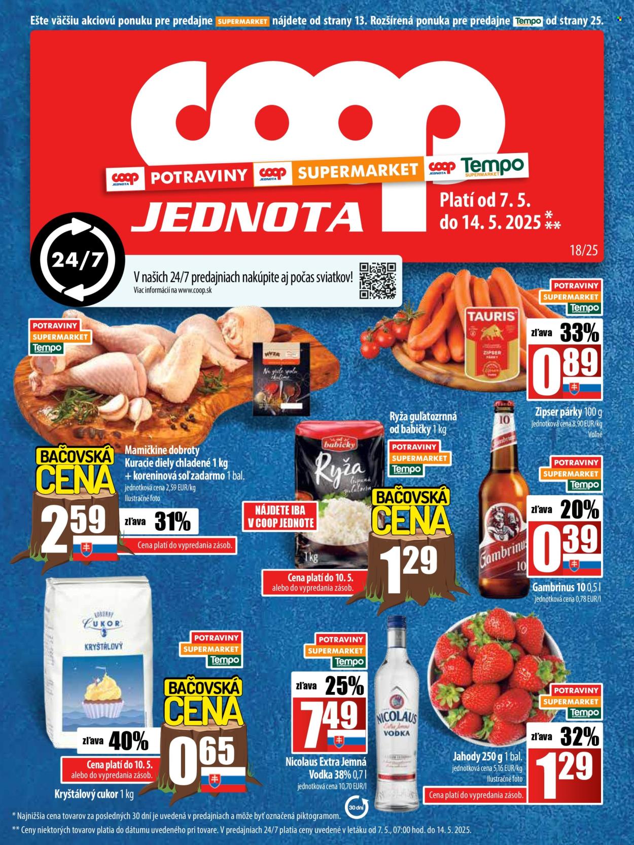 Leták COOP Jednota - 7.5.2025 - 14.5.2025. Strana 1