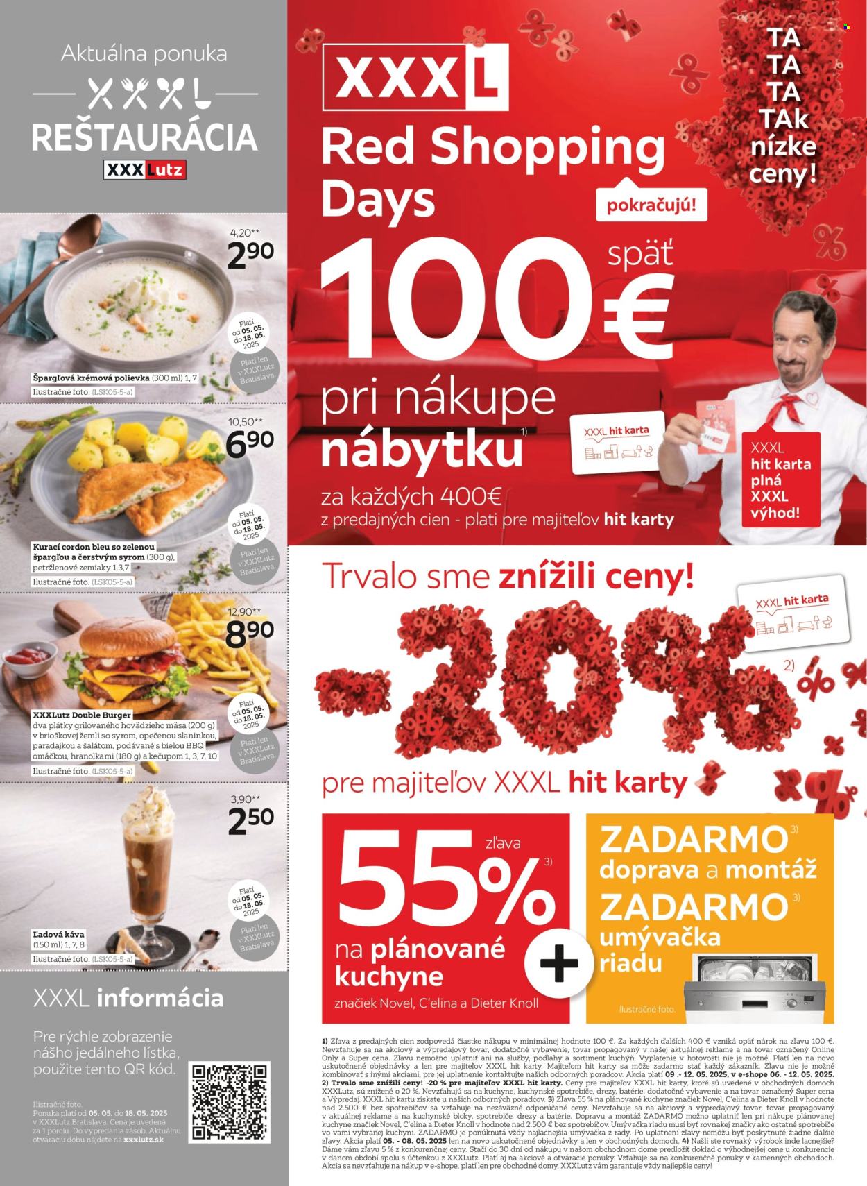 Leták XXXLutz - 5.5.2025 - 18.5.2025. Strana 1