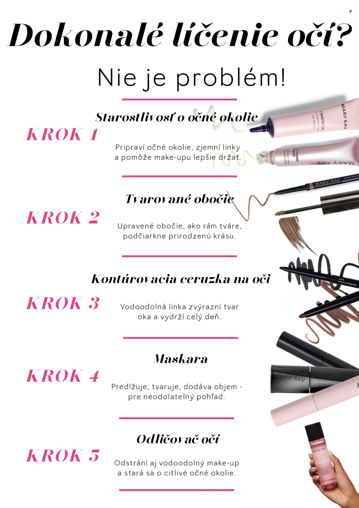 Leták Mary Kay. Strana 1