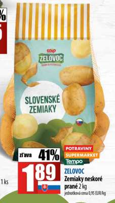 ZEMIAKY NESKORÉ PRANÉ