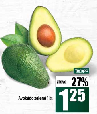 Avokádo zelené