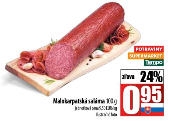 Malokarpatská saláma 100 g