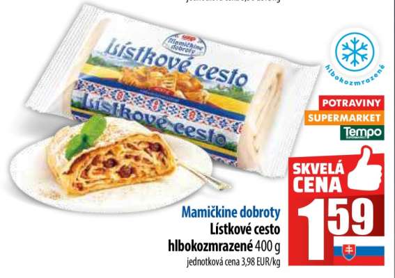 Mamičkine dobroty Lístkové cesto