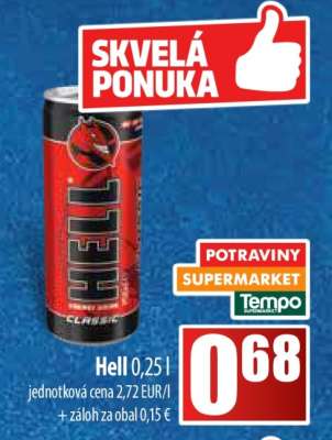 Hell 0,25 l