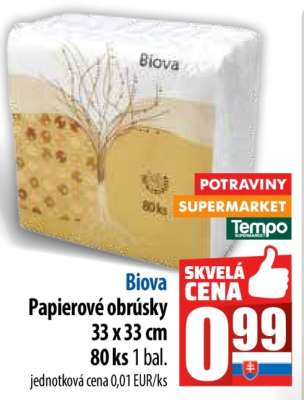 Biova Papierové obrúsky