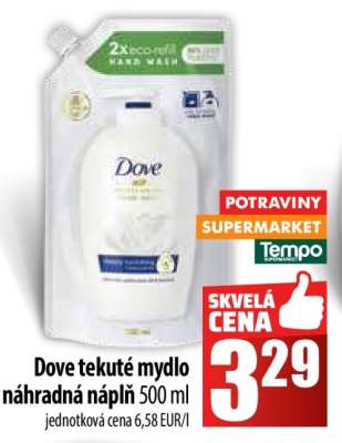 Dove tekuté mydlo náhradná náplň 500 ml