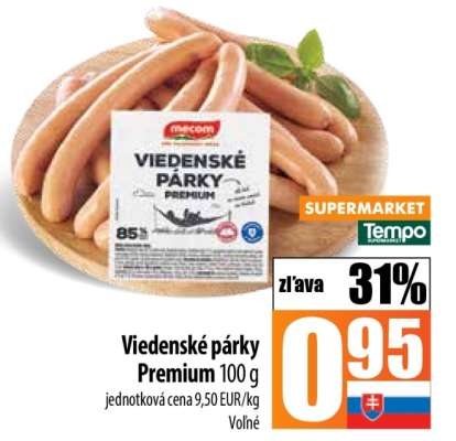 Viedenské párky Premium 100 g
