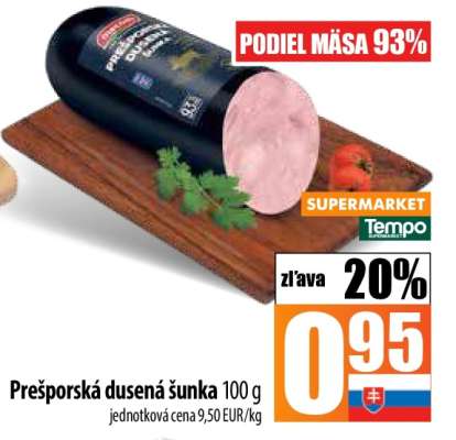 Prešporská dusená šunka