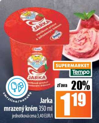 Jarka mrazený krém