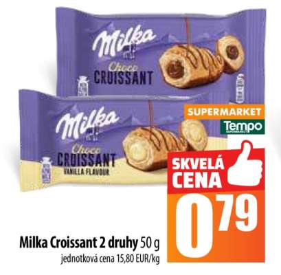 Milka Croissant 2 druhy