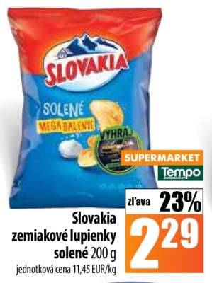 Slovakia zemiakové lupienky solené 200 g