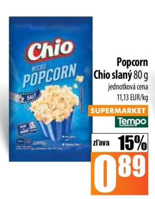 Popcorn Chio slaný 80 g