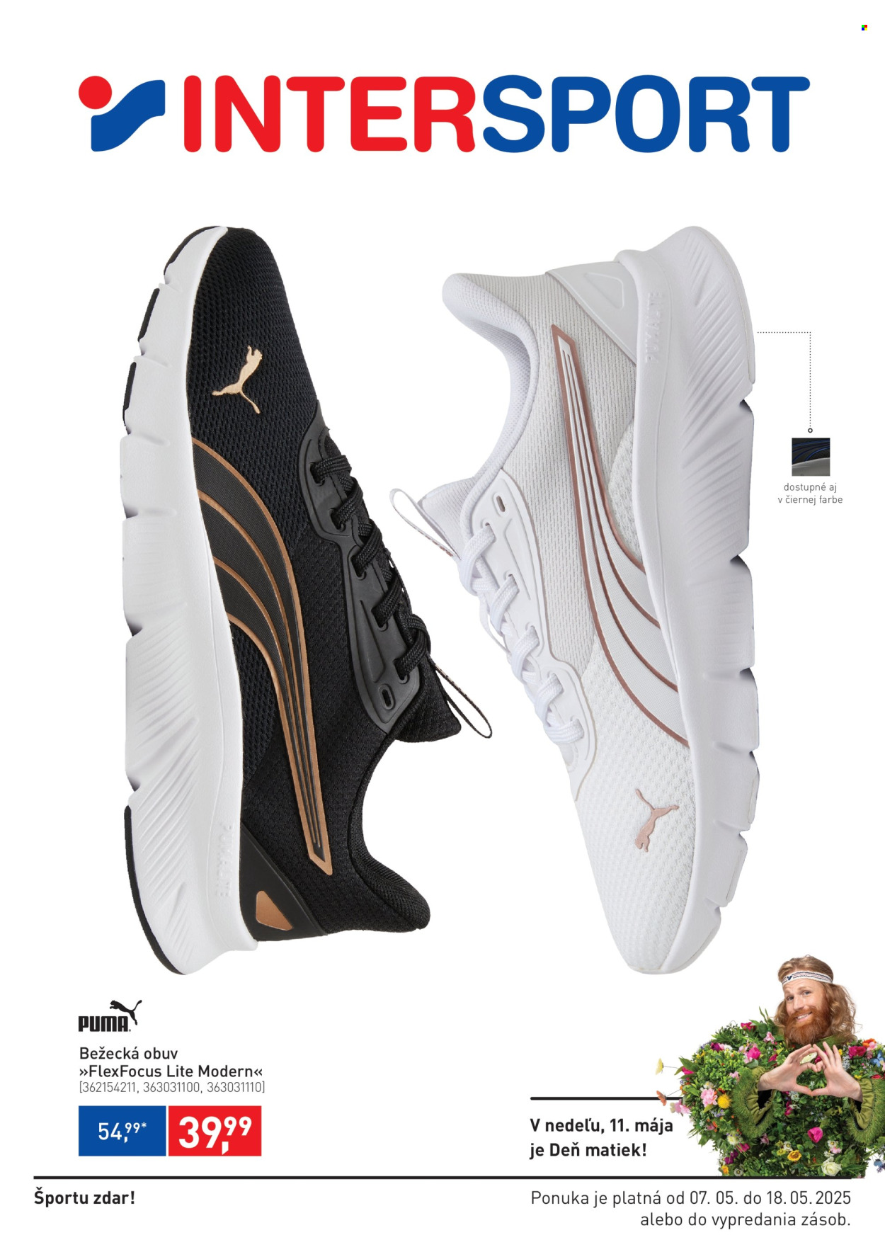 Leták Intersport - 7.5.2025 - 18.5.2025. Strana 1
