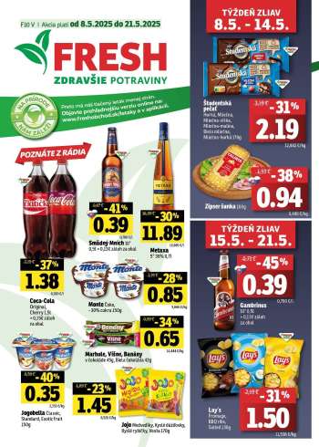 Leták FRESH - 8.5.2025 - 21.5.2025.