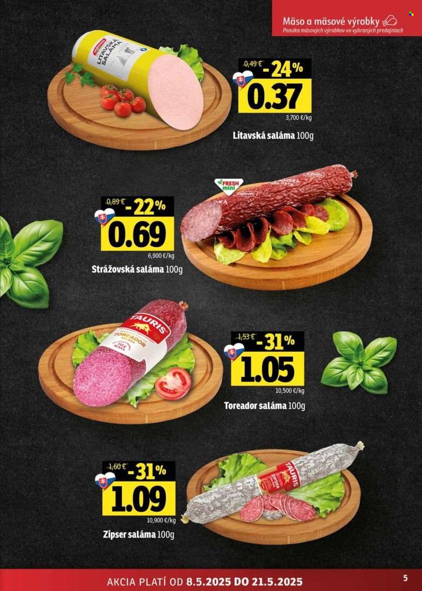 Leták FRESH - 8.5.2025 - 21.5.2025. Strana 1