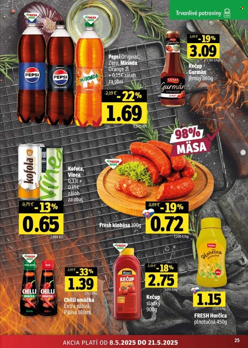 Leták FRESH - 8.5.2025 - 21.5.2025. Strana 1