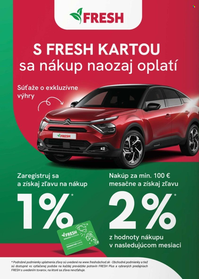 Leták FRESH - 8.5.2025 - 21.5.2025. Strana 1