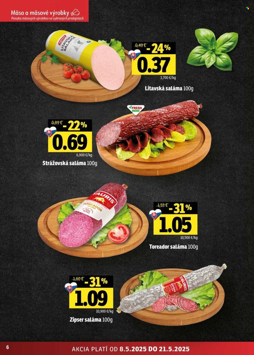Leták FRESH - 8.5.2025 - 21.5.2025. Strana 1