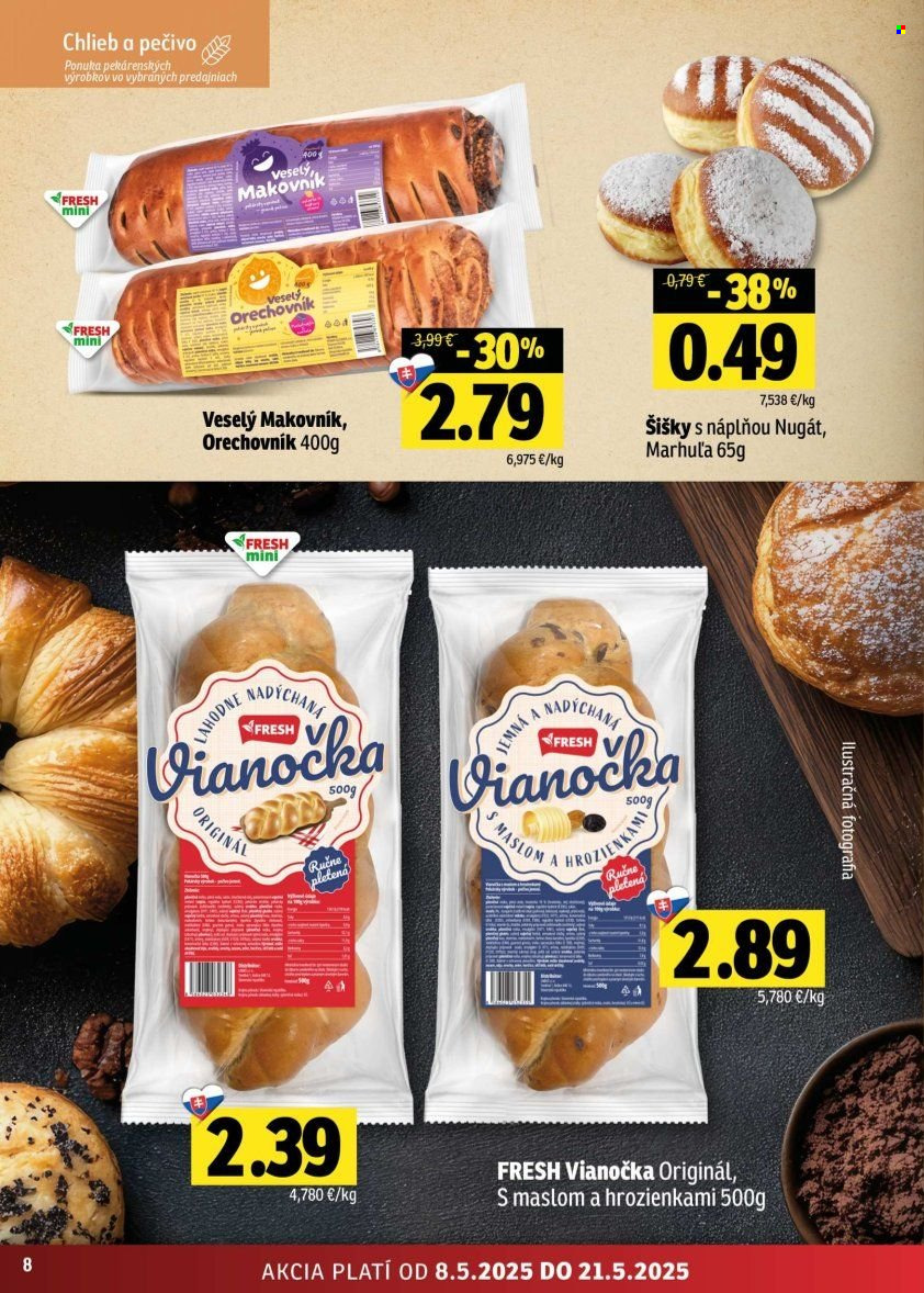 Leták FRESH - 8.5.2025 - 21.5.2025. Strana 1