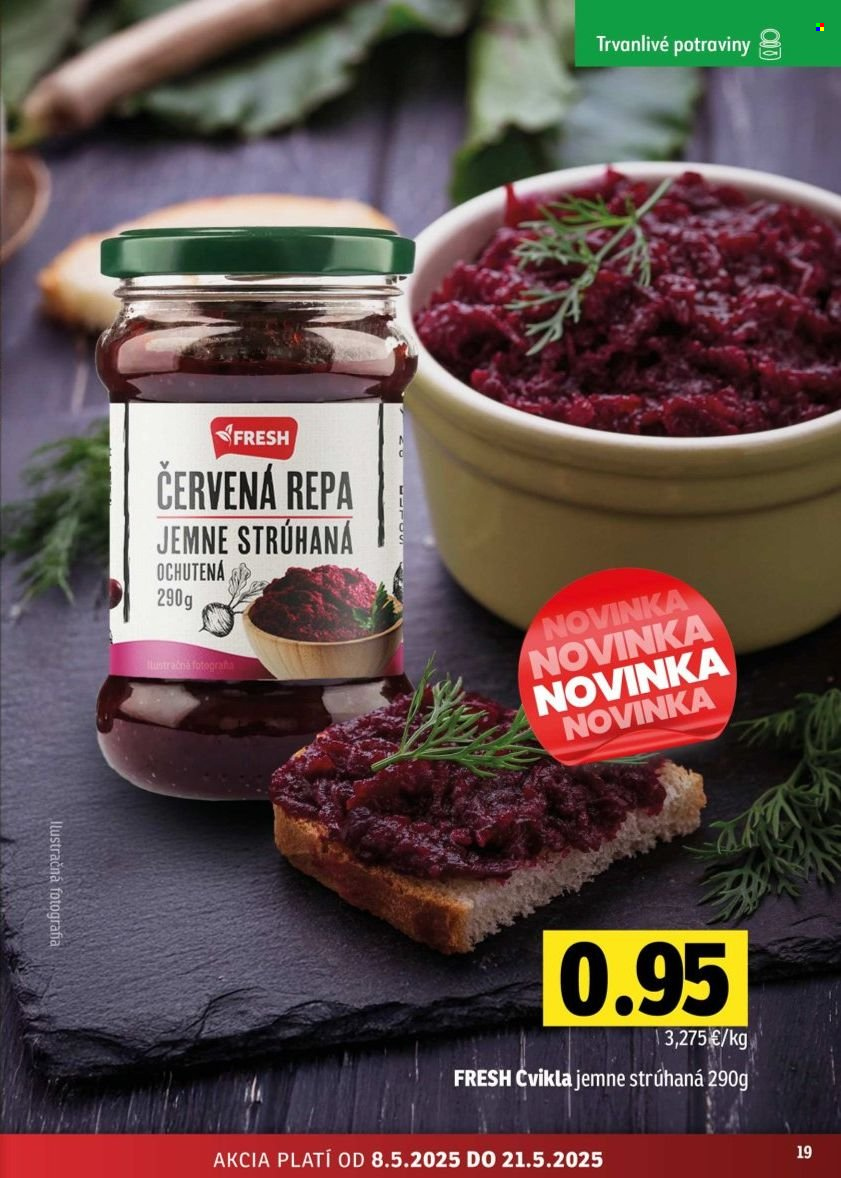 Leták FRESH - 8.5.2025 - 21.5.2025. Strana 1