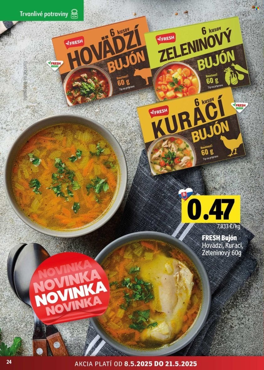Leták FRESH - 8.5.2025 - 21.5.2025. Strana 1