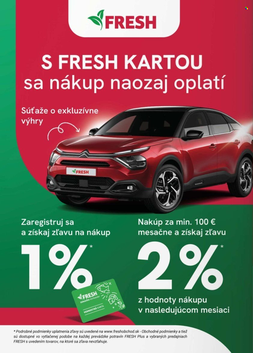 Leták FRESH - 8.5.2025 - 21.5.2025. Strana 1