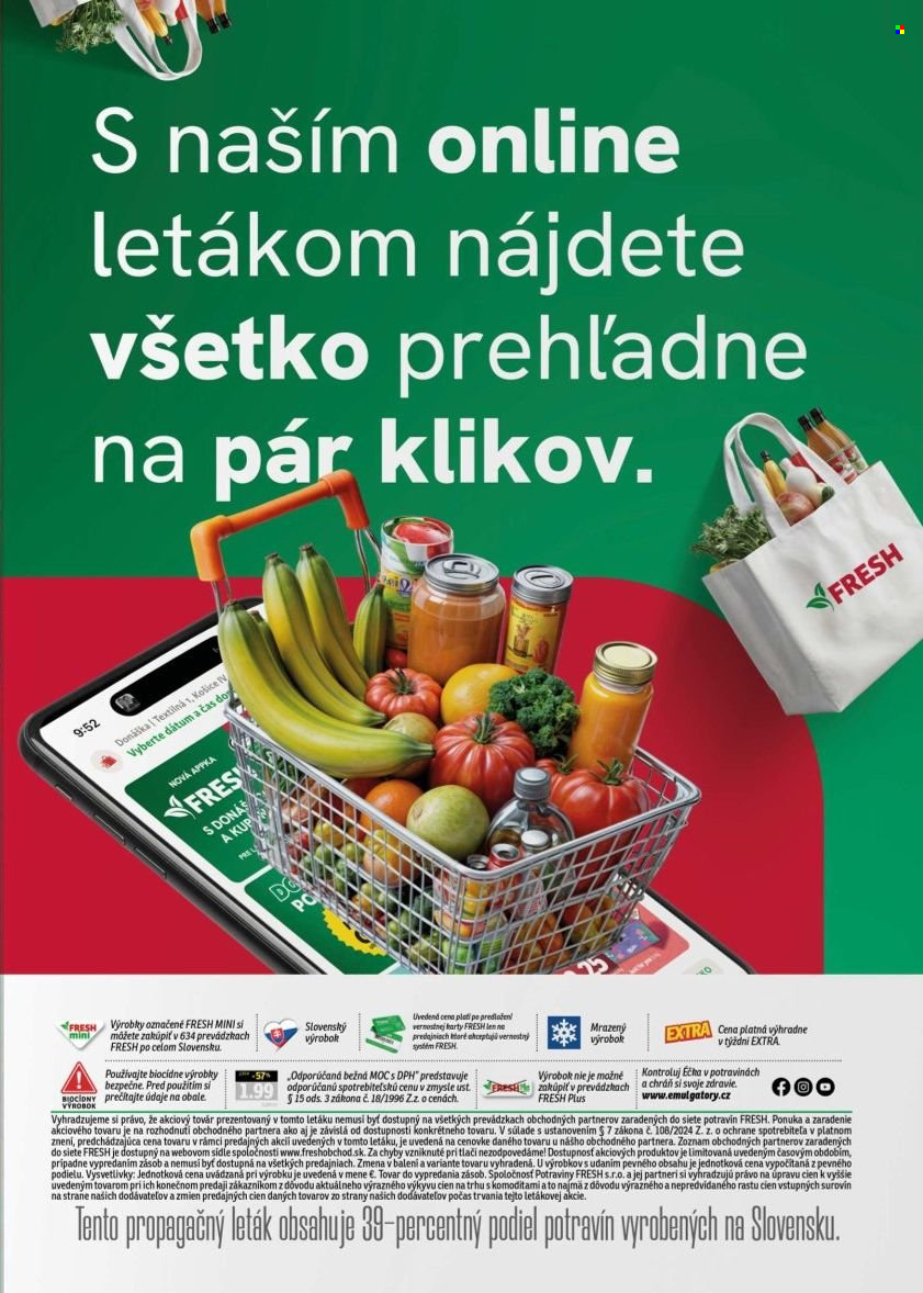 Leták FRESH - 8.5.2025 - 21.5.2025. Strana 1