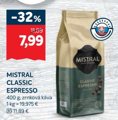 Mistral Classic espresso