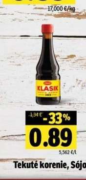 Klasik Tekuté korenie, Sójová omáčka