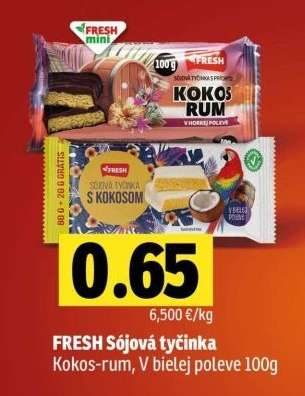 FRESH Sójová tyčinka Kokos-rum