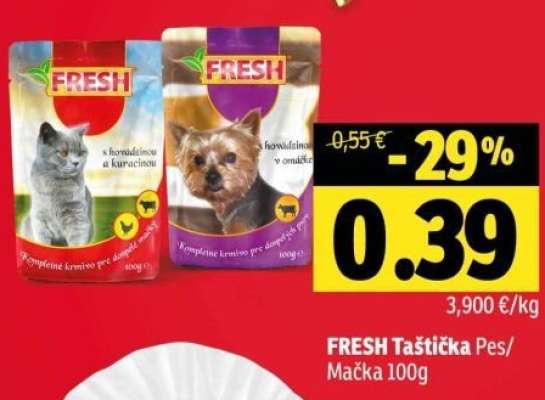 FRESH Taštička Pes, Mačka 100g