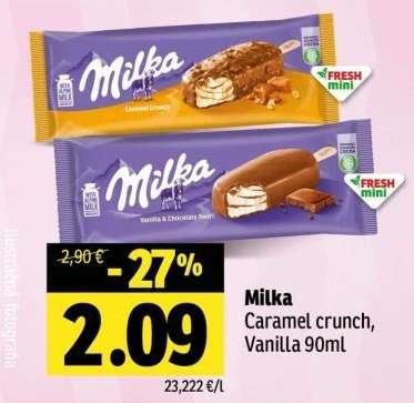 Milka Caramel crunch, Vanilla 90ml