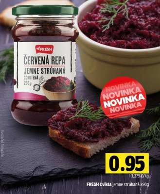FRESH Cvikla jemne strúhaná 290g