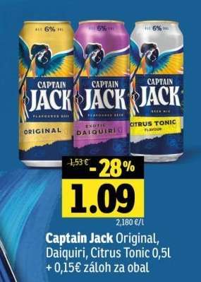 Captain Jack Original, Daiquiri, Citrus Tonic 0,5l