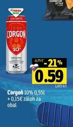 Corgoň 10% 0,55l