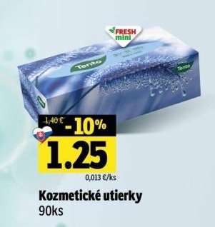 Kozmetické utierky