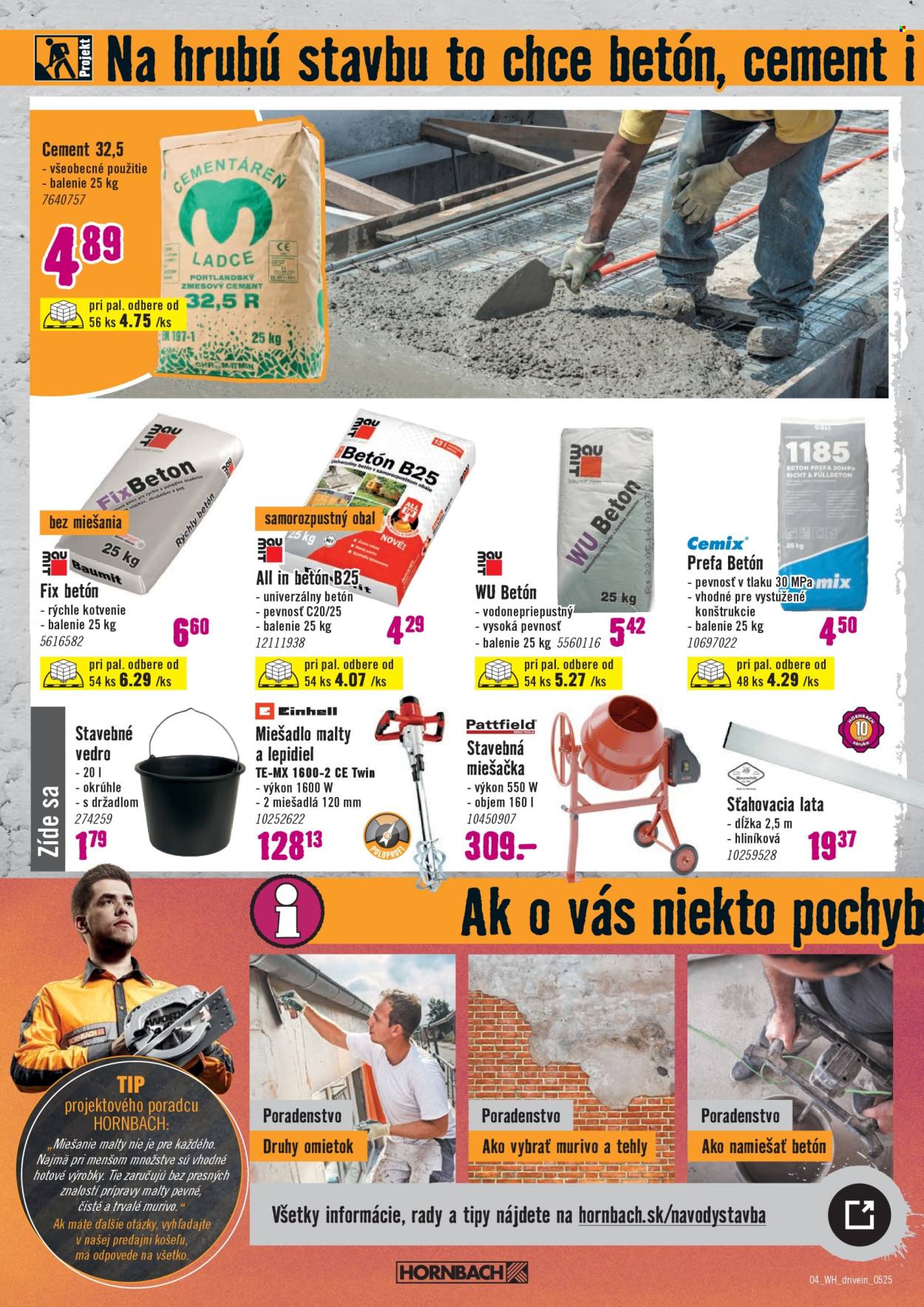 Leták Hornbach - 7.5.2025 - 21.5.2025. Strana 1