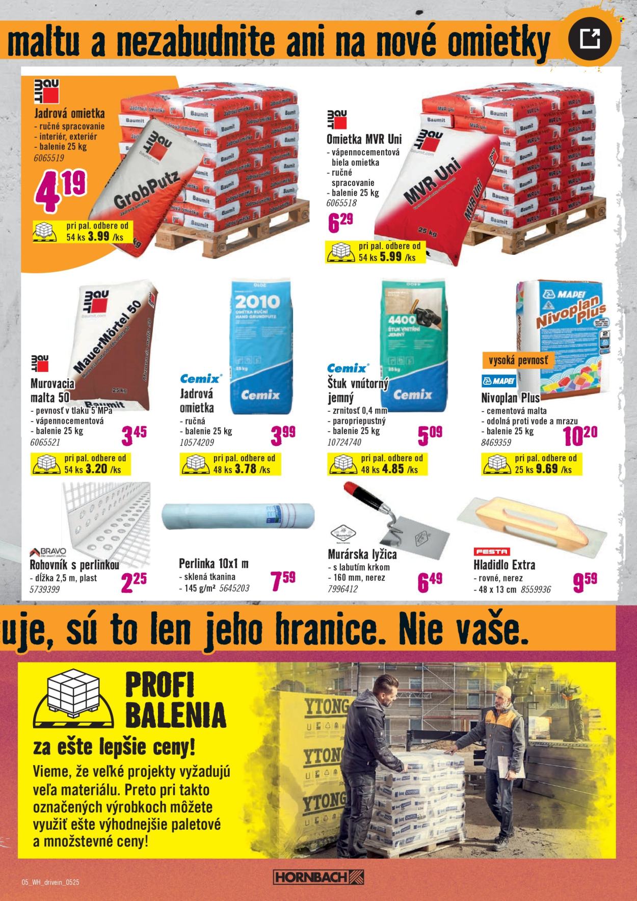 Leták Hornbach - 7.5.2025 - 21.5.2025. Strana 1