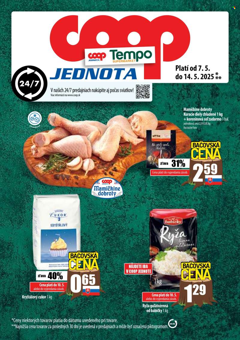 Leták COOP Jednota - 7.5.2025 - 14.5.2025.