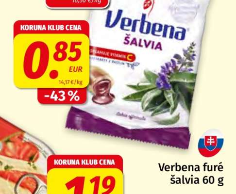 Verbena furé šalvia 60 g