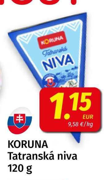 KORUNA Tatranská niva